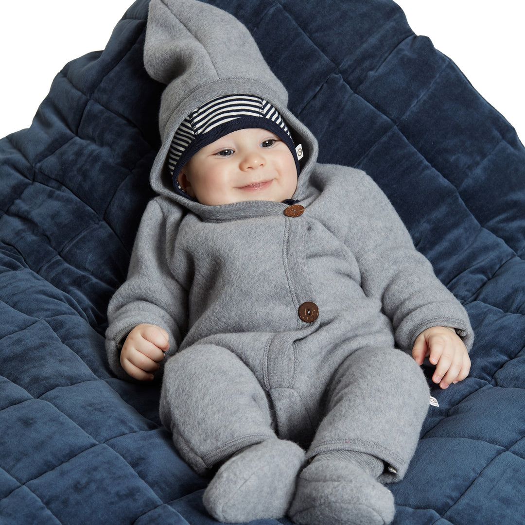 RE-LOVED Fleece køredragt i økologisk merinould