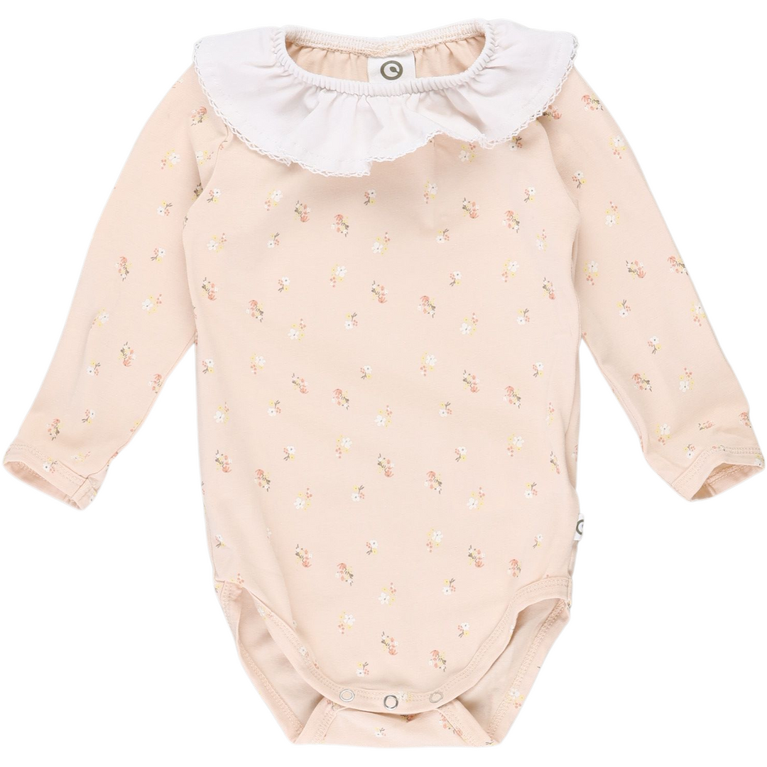 RE-LOVED ANEMONES body med krave og blomsterprint