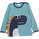 RE-LOVED HELLO bluse med en dinosaur