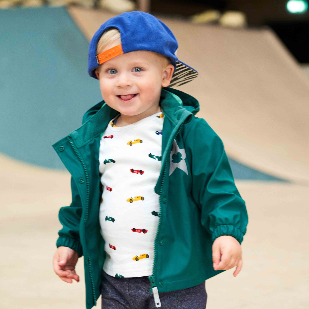 RE-LOVED MOTOR denim bukser med racerbil