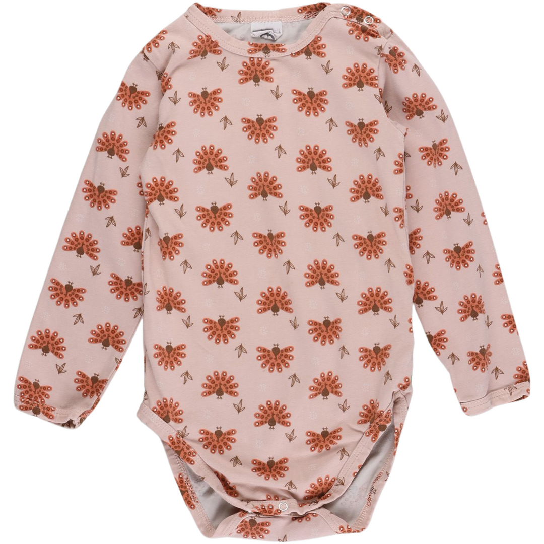 RE-LOVED PEACOCK langærmet body