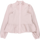 RE-LOVED SWEAT cardigan med lynlås og peplum