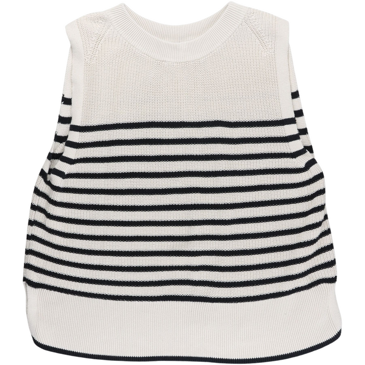 RE-LOVED KNIT stribet vest