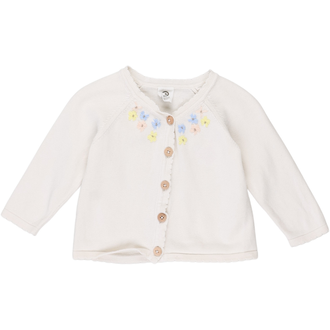 RE-LOVED ANEMONES KNIT strik cardigan med blomster