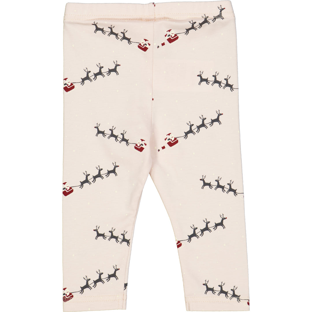 SANTA leggings med juleprint