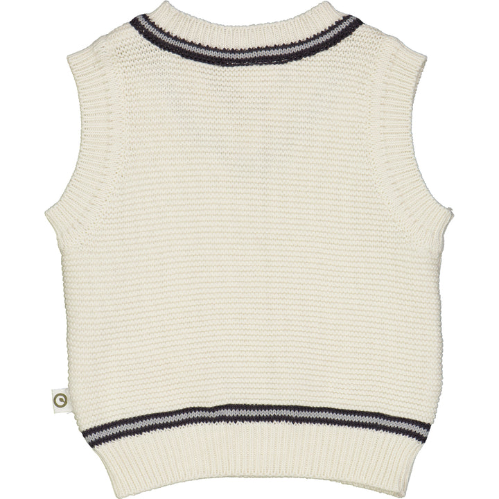 KNIT kabel strikket vest