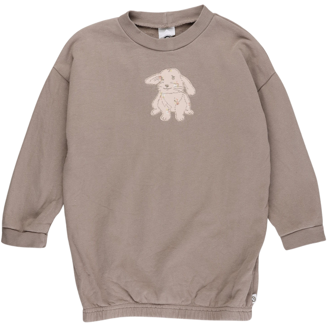 RE-LOVED ANEMONES sweat kjole med kanin