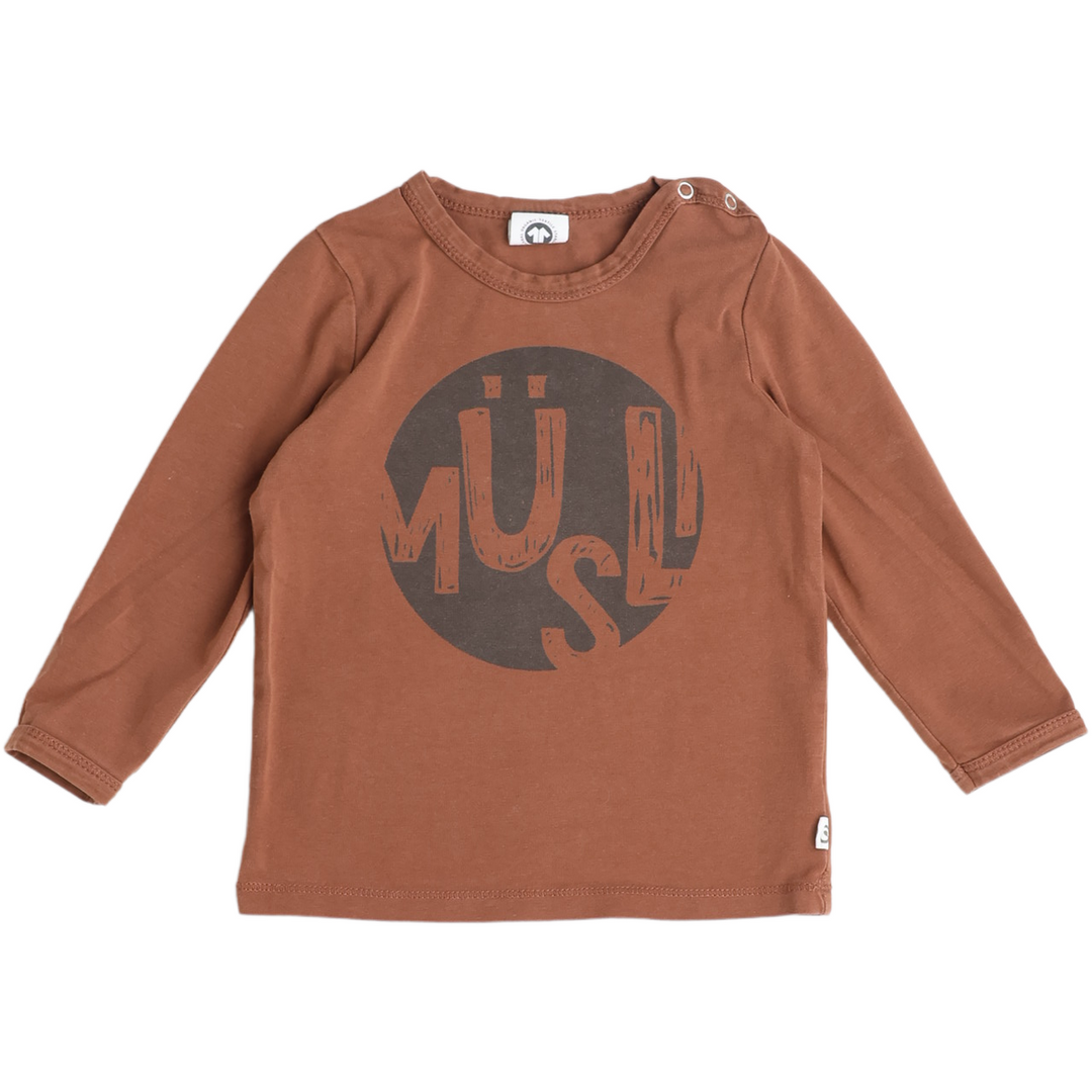 RE-LOVED LETTER bluse med Müsli logo