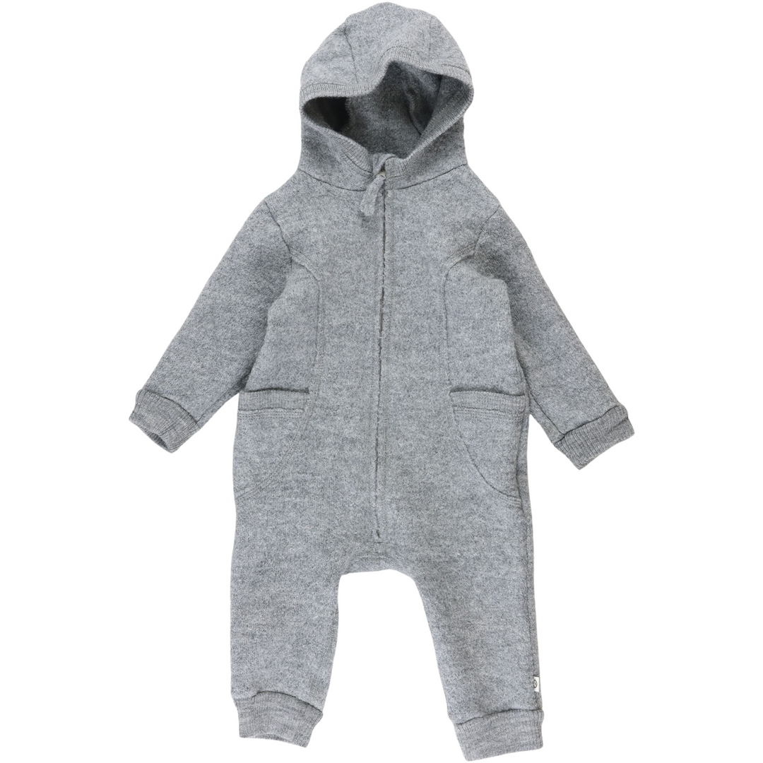 RE-LOVED WOOL køredragt i kogt uld