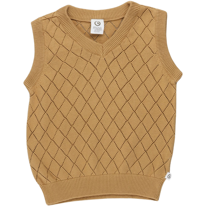 RE-LOVED KNIT strikket vest