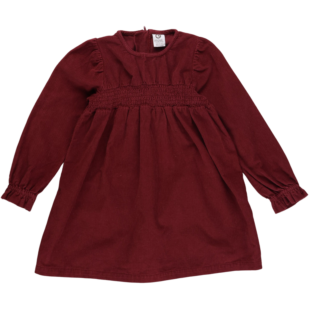 RE-LOVED CORDUROY kjole i fløjl