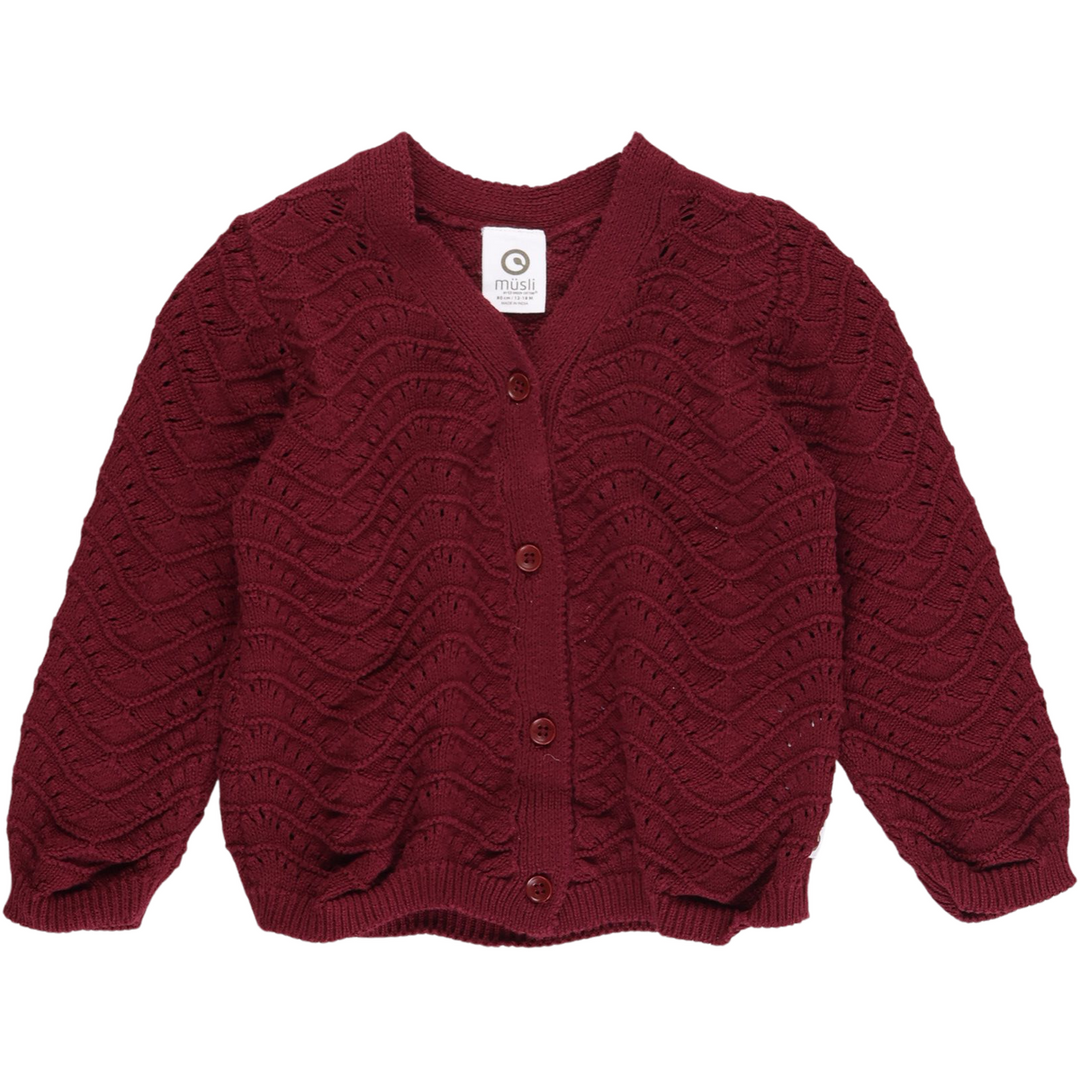 RE-LOVED KNIT needle out strikcardigan