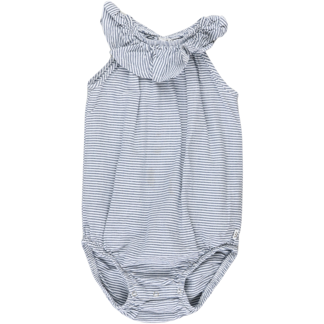 RE-LOVED WOVEN stribet ærmeløs body