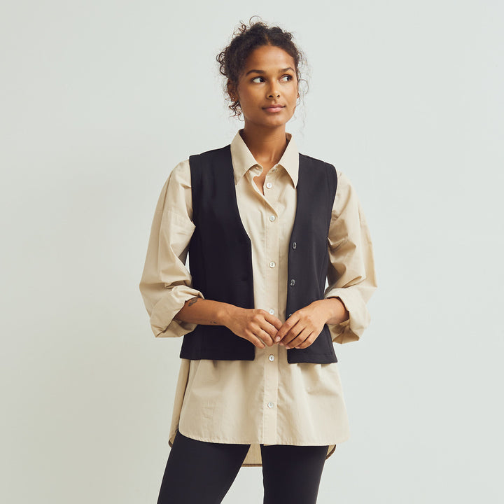 RE-LOVED POPLIN skjorte