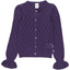 RE-LOVED KNIT cardigan med puf ærmer