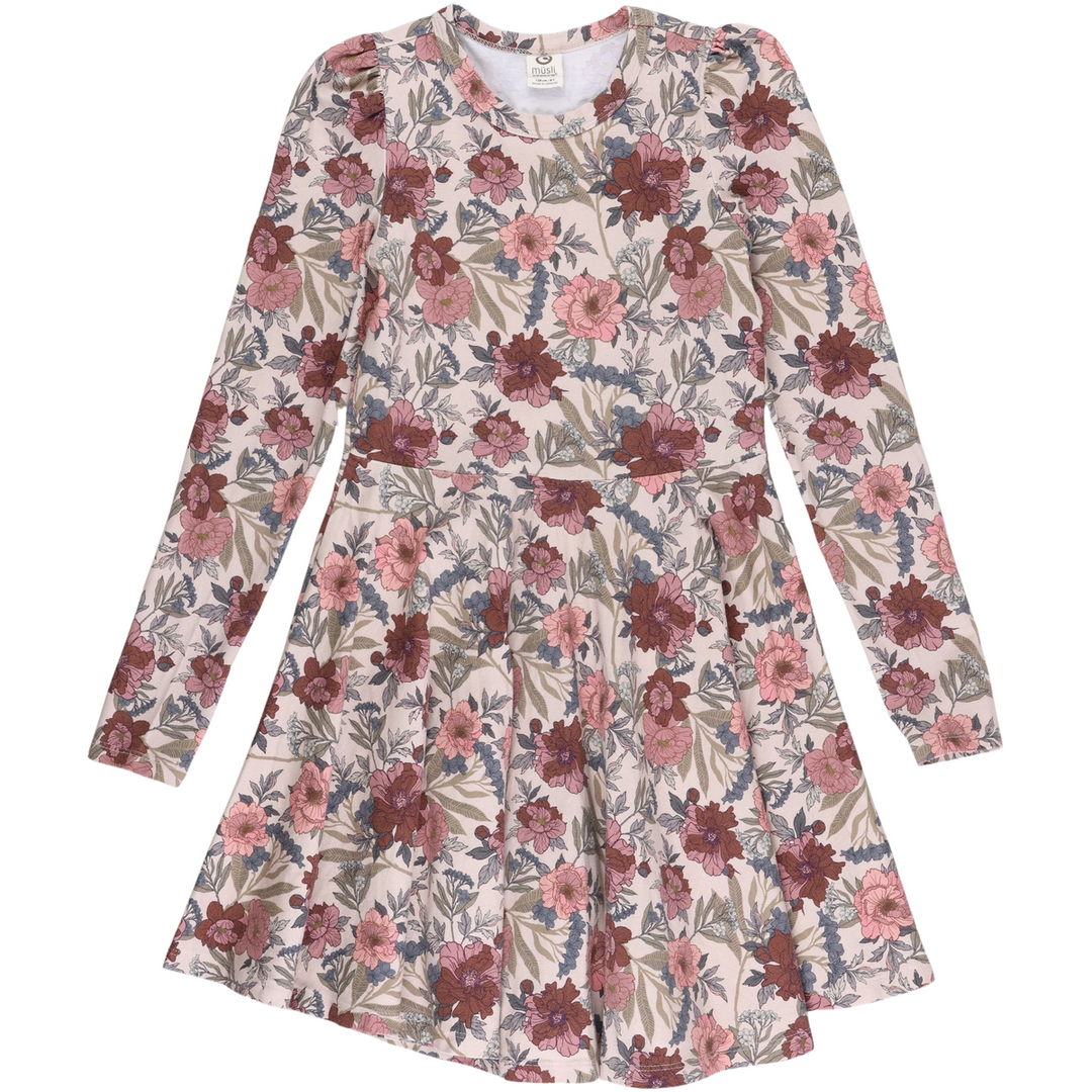 RE-LOVED BLISS swing kjole med blomsterprint