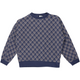 RE-LOVED JACQUARD trøje med tern