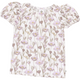 RE-LOVED CROCUS pufærme T-shirt med blomsterprint