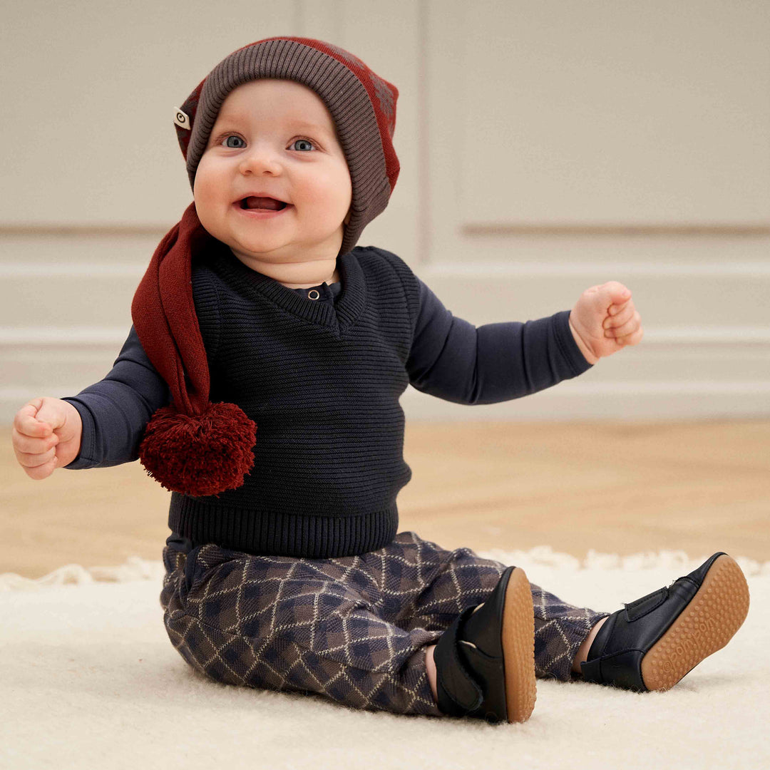 RE-LOVED JACQUARD bukser med tern