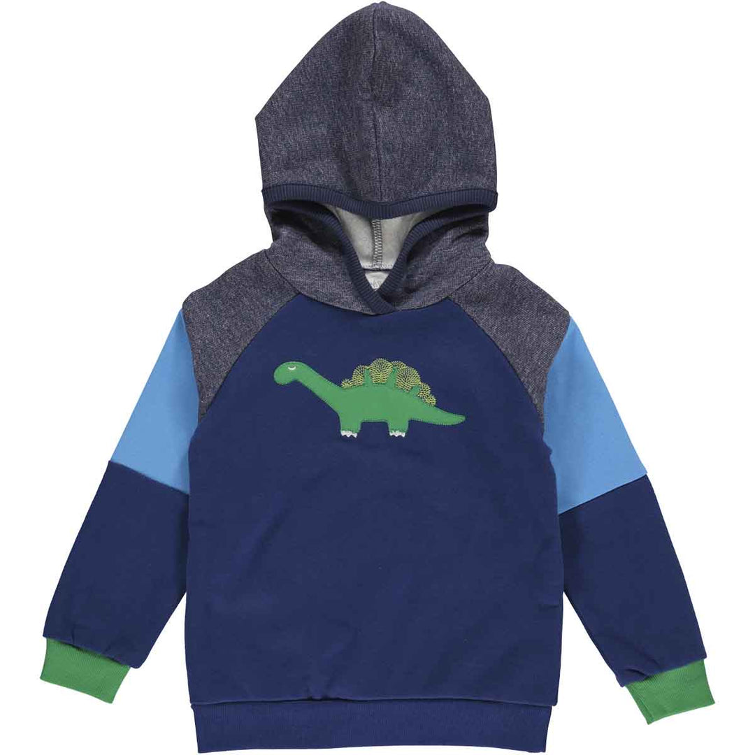 DINOSAUR hoodie med broderi