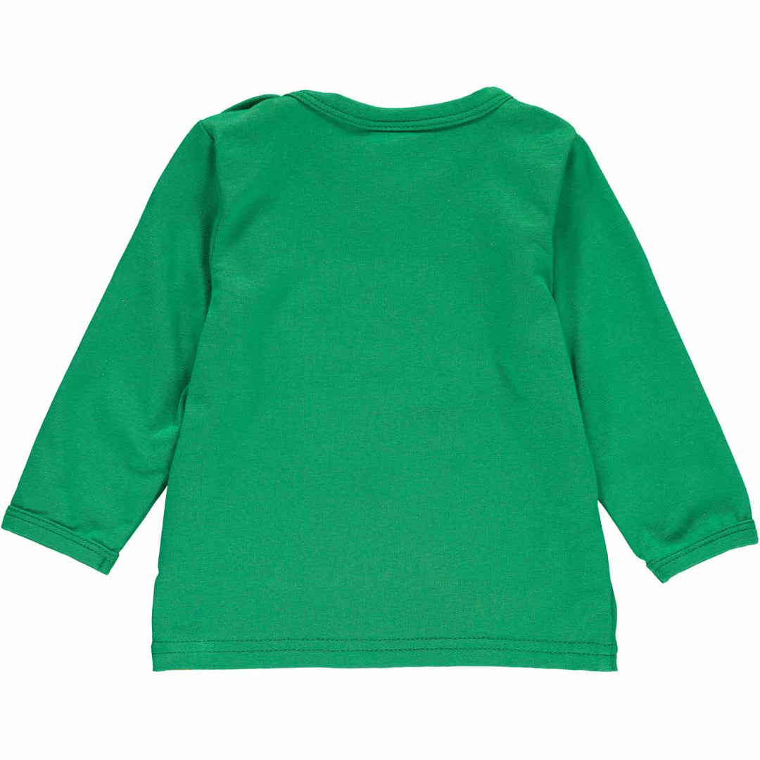 HELLO bluse med applikation af en dinosaur