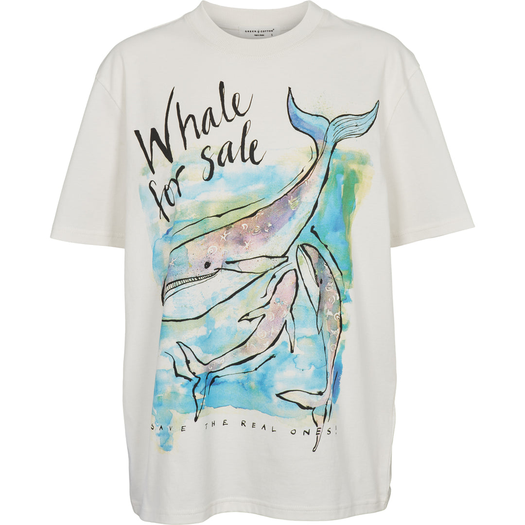 WWF T-shirt med hvaler -voksen