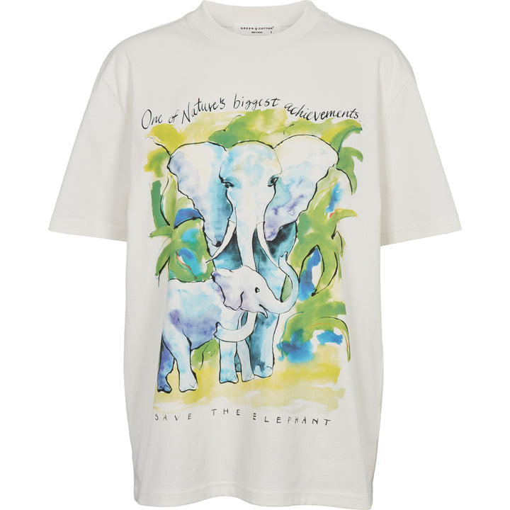 WWF T-shirt med elefanter -voksen