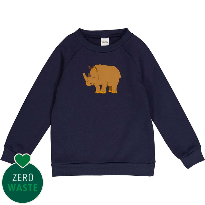 Sweatshirt med et næsehorn