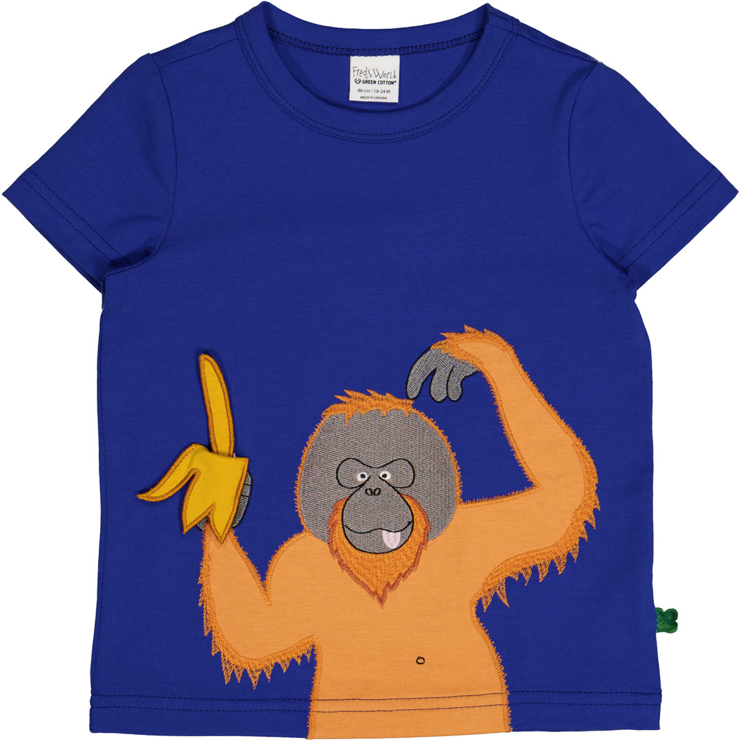 HELLO T-shirt med orangutang