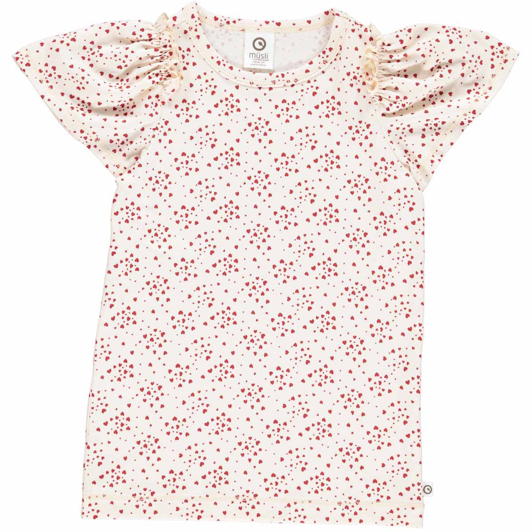LOVE T-shirt med hjerter