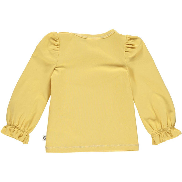 COZY ME bluse med flæse ærmer