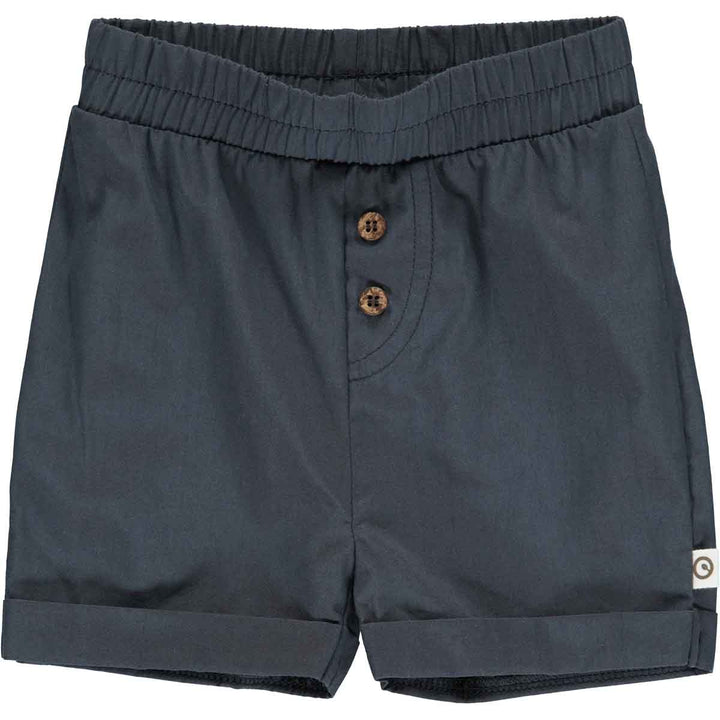 POPLIN shorts med knapper
