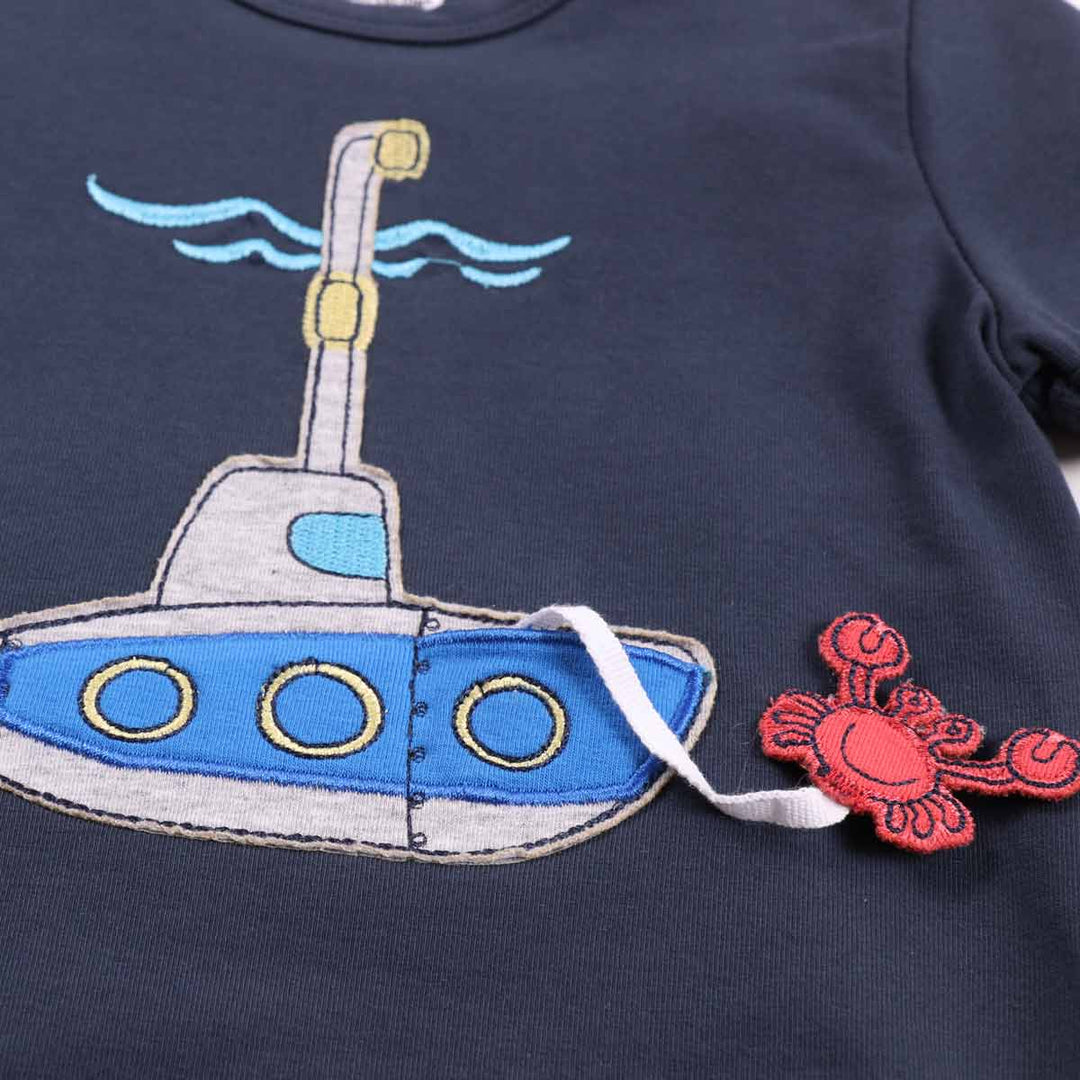 HELLO T-shirt med ubåd