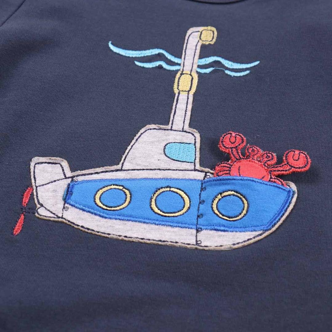 HELLO T-shirt med ubåd