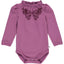 PETIT BLOSSOM body med puf ærmer og broderi
